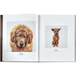 Good Dog Personalized White Leather-Bound Book