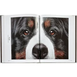 Good Dog Personalized White Leather-Bound Book