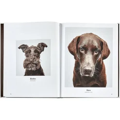 Good Dog Personalized White Leather-Bound Book