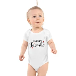 Grandma's Favorite Baby Bodysuit Romper