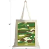 Green Camo Personalized Canvas Tote