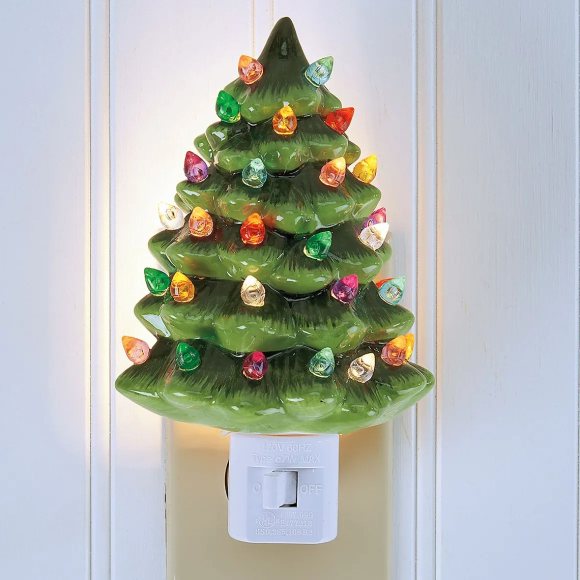 Green Christmas Tree Nightlight