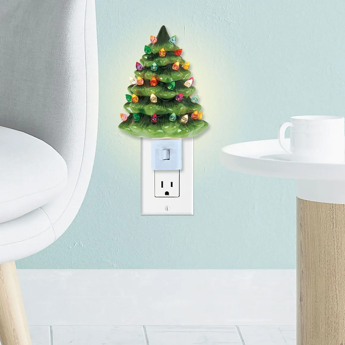 Green Christmas Tree Nightlight