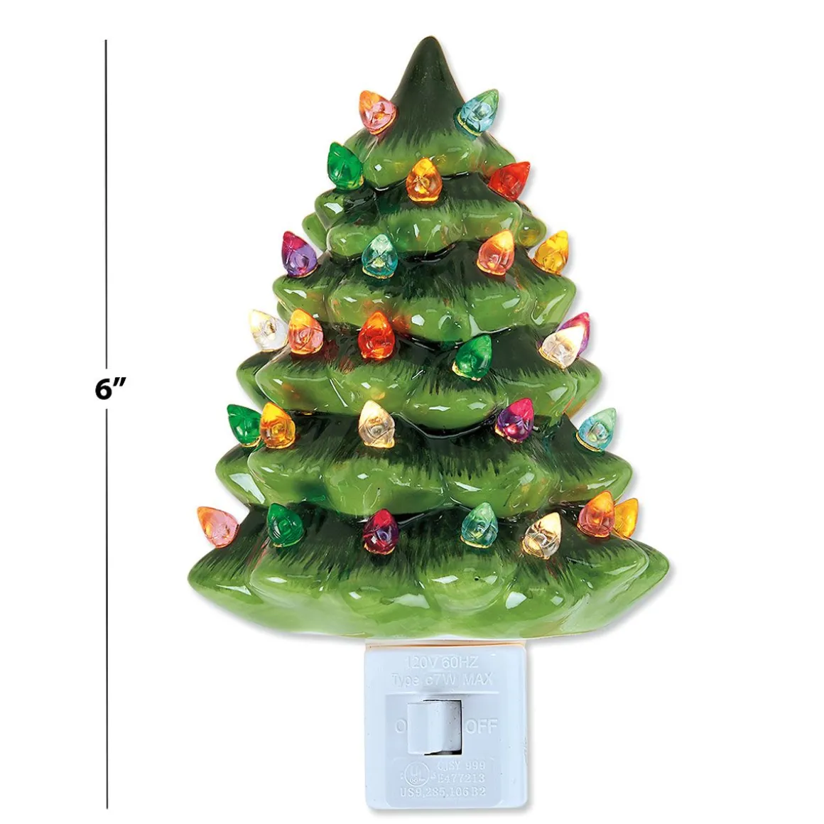 Green Christmas Tree Nightlight