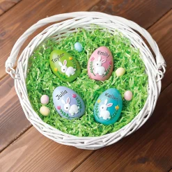 Green Resin Personalized Easter Egg