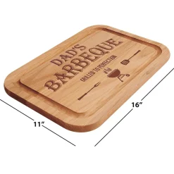 Grilled To Perfection Barbeque Personalized Wood Cutting Board