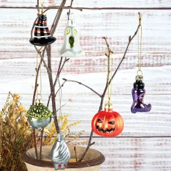 Halloween Glass Ornaments