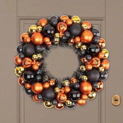 Halloween Ornament Wreath