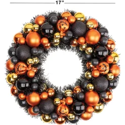 Halloween Ornament Wreath