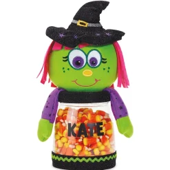 Halloween Witch Personalized Treat Jar