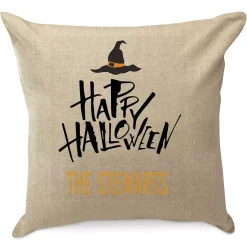 Halloween Witch Personalized Pillow by Designer Jillian Yee-Pham