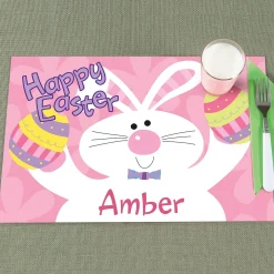 Happy Easter Pink Placemat
