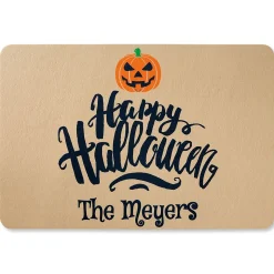 Happy Halloween Personalized Doormat