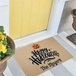 Happy Halloween Personalized Doormat