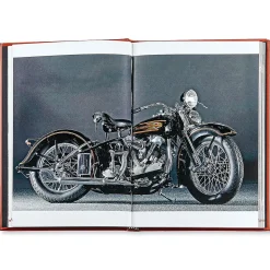 Harley-Davidson Personalized Orange Leather-Bound Book