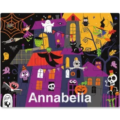 Haunted House Halloween Personalized Puzzle