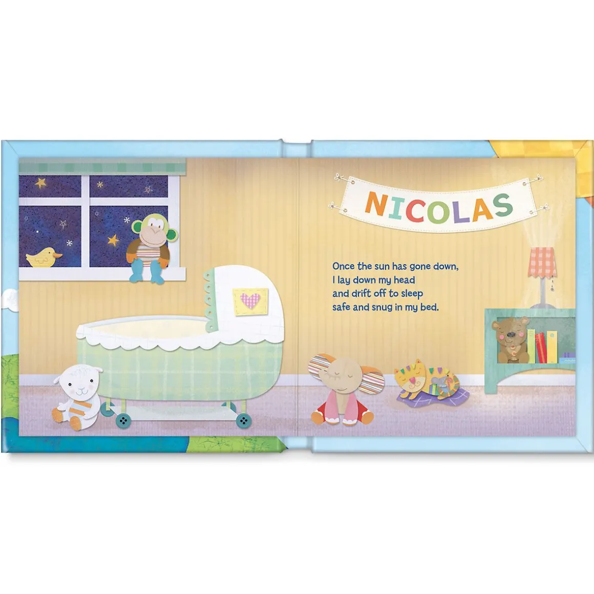 Hello World! Personalized Blue Storybook