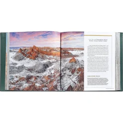 100 Hikes Of A Lifetime Personalized Green Leather-Bound Book