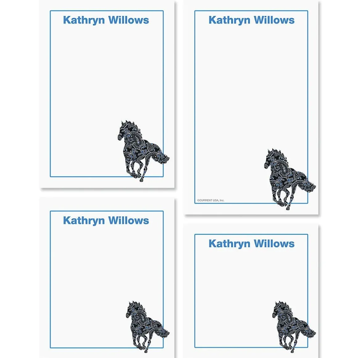 Horse Patterns Notepads
