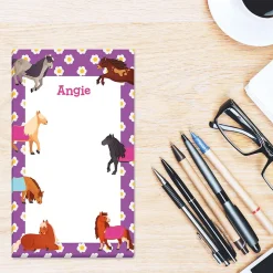 Horses Personalized Notepad
