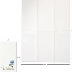 Hydrangeas Disposable Hand Towels