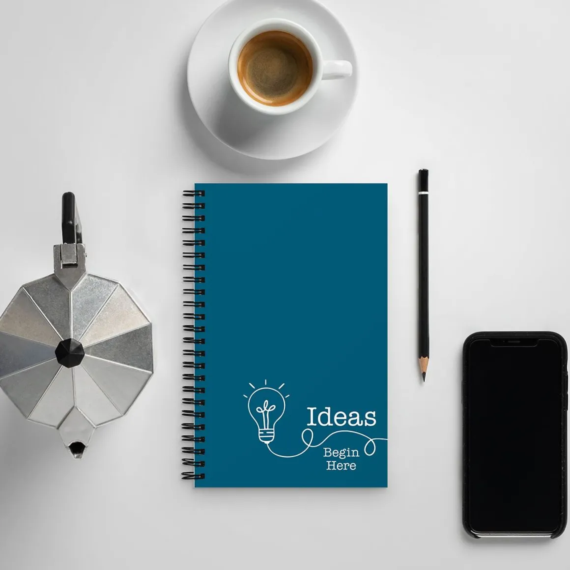 Ideas Begin Here Notebook