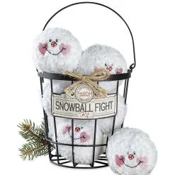 Indoor Snowball Fight Basket