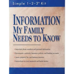 Information My Family Needs to Know Kit