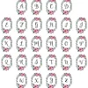 Initial in Wreath Personalized Canvas Tote