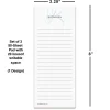 Initial Lined Shopping Pad
