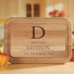 Initial Personalized Wood Cutting Board