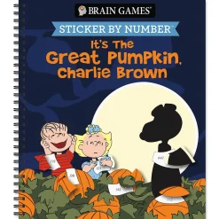 It's The Great Pumpkin Charlie Brown Sticker by Number Brain Games®