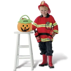 Jack-o'-Lantern Personalized Halloween Treat Bag