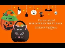 Jack-o'-Lantern Personalized Halloween Treat Bag