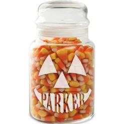 Jack o' Lantern Personalized Treat Jars
