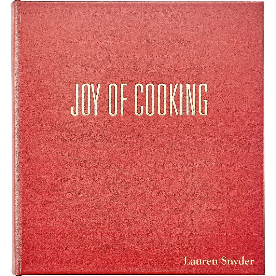 Joy of Cooking Personalized Leather Book