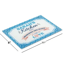 Kitchen Personalized Glass Cutting Board
