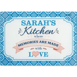 Kitchen Personalized Glass Cutting Board