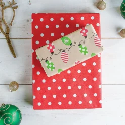 Kraft Light Bulb Double-Sided Rolled Gift Wrap