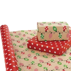 Kraft Light Bulb Double-Sided Rolled Gift Wrap