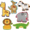 Lace-Up Zoo Animal Cards