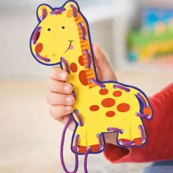 Lace-Up Zoo Animal Cards