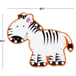 Lace-Up Zoo Animal Cards