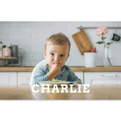 Large Name Personalized Photo Placemat