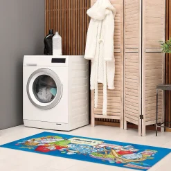 Laundry Room Double-Width Personalized Doormat