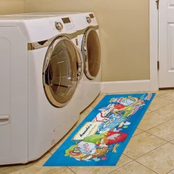 Laundry Room Double-Width Personalized Doormat