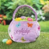 Lavender Butterfly Personalized Easter Basket