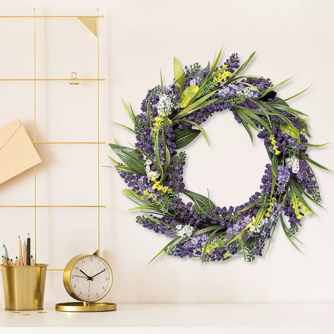 Lavender Wreath