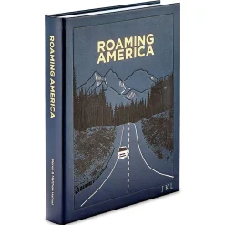 Leather Bound Personalized Roaming America Book