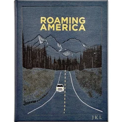Leather Bound Personalized Roaming America Book